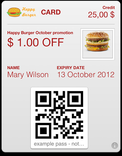passbook pass burger